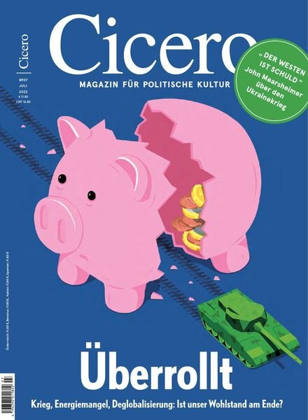 Cicero – Juli 2022 Cover