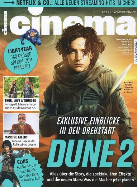 Cinema Germany – Juli 2022 Cover