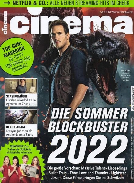 Cinema Germany – Juni 2022 Cover