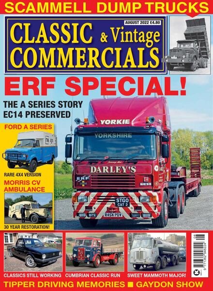 Classic & Vintage Commercials – August 2022 Cover