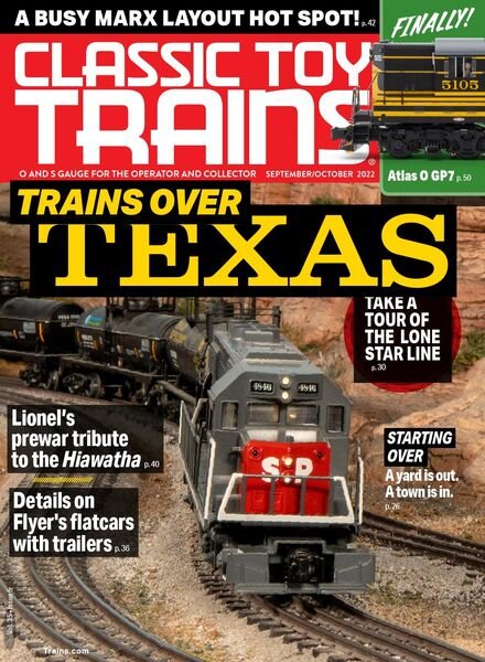 Classic Toy Trains – September-October 2022 Cover