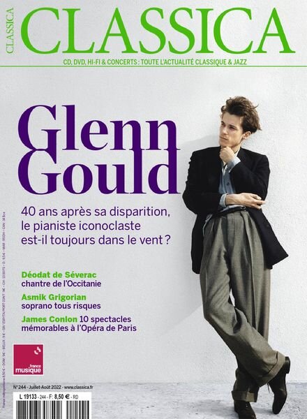 Classica – juillet 2022 Cover