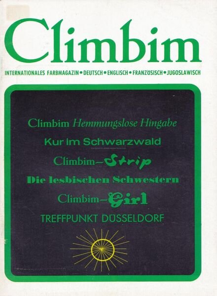 Climbim – Nr 01 1976 Cover