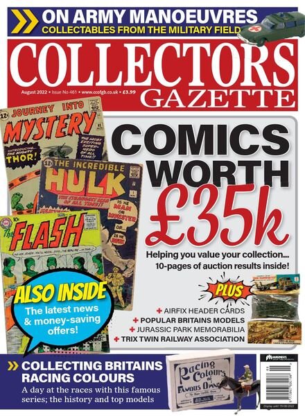 Collectors Gazette – August 2022 Cover