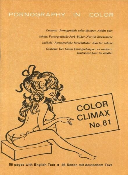 Color Climax – Nr 81 1975 Cover