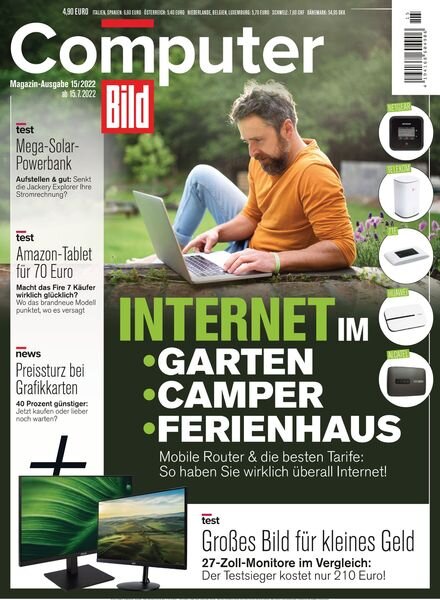 Computer Bild Germany – 15 Juli 2022 Cover