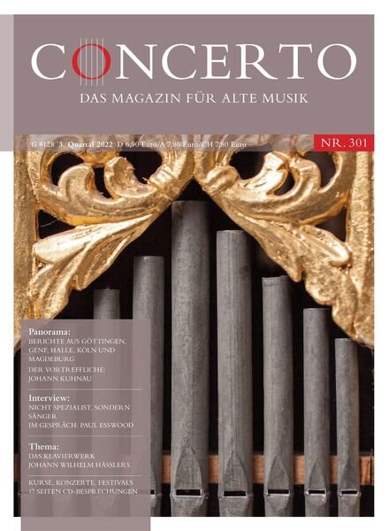 Concerto – Juli 2022 Cover
