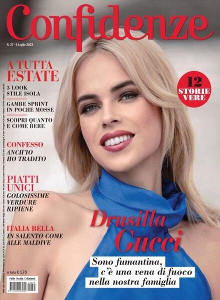 Confidenze – 05 luglio 2022 Cover