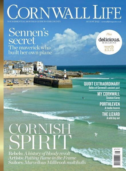 Cornwall Life – August 2022 Cover