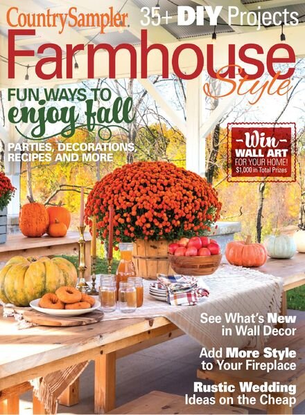 Country Sampler Farmhouse Style – September 2022 Cover