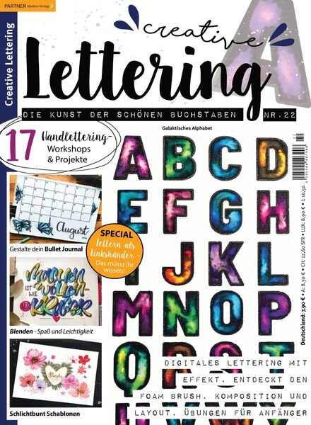 Creative Lettering – Juli 2022 Cover