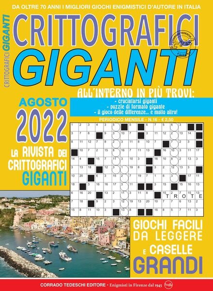 Crittografici Giganti – agosto 2022 Cover