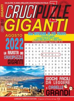 Crucipuzzle Giganti – 15 luglio 2022