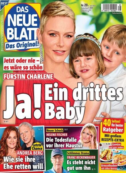 Das Neue Blatt – 06 Juli 2022 Cover