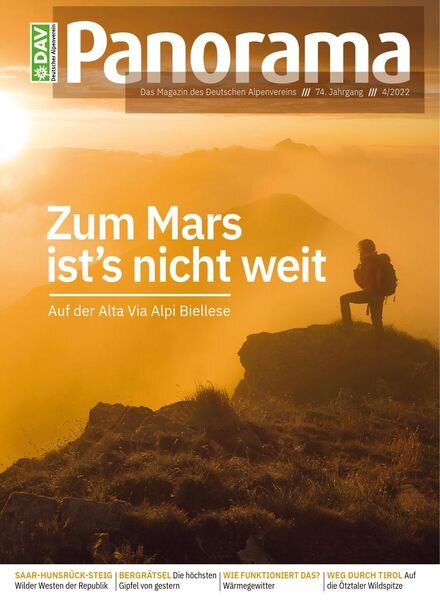 DAV Panorama – Juli 2022 Cover