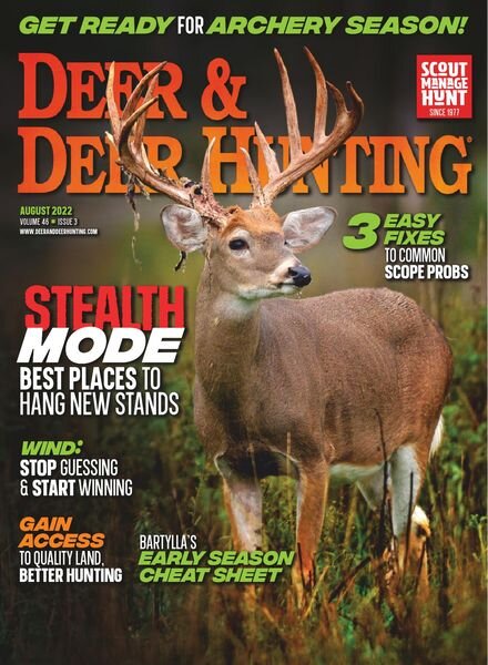 Deer & Deer Hunting – August 2022 Cover
