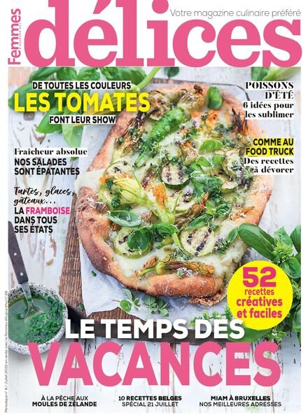 Delices de Femmes d’Aujourd’hui – Juillet 2022 Cover