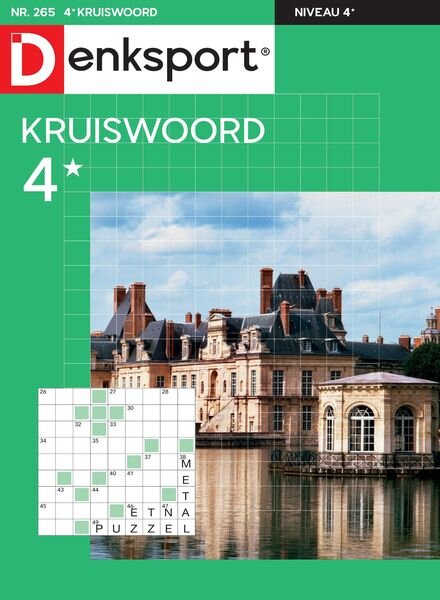 Denksport Kruiswoord 4 – juli 2022 Cover