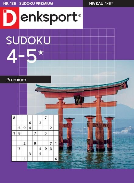 Denksport Sudoku 4-5 premium – 07 juli 2022 Cover