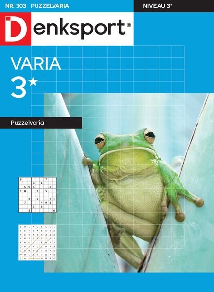 Denksport Varia 3 Puzzelvaria – 07 juli 2022 Cover
