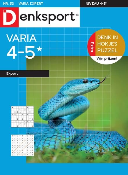 Denksport Varia expert 4-5 – 23 juni 2022 Cover