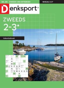 Denksport Zweeds 2-3 vakantieboek – 07 juli 2022