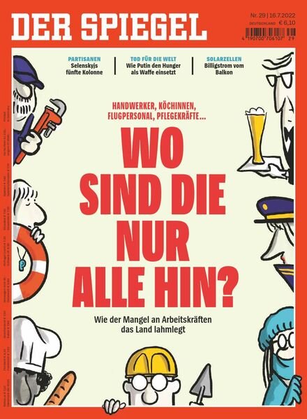 DER SPIEGEL – 16 Juli 2022 Cover