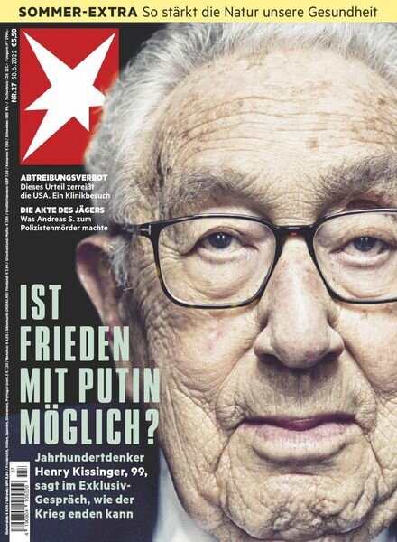 Der Stern – 30 Juni 2022 Cover
