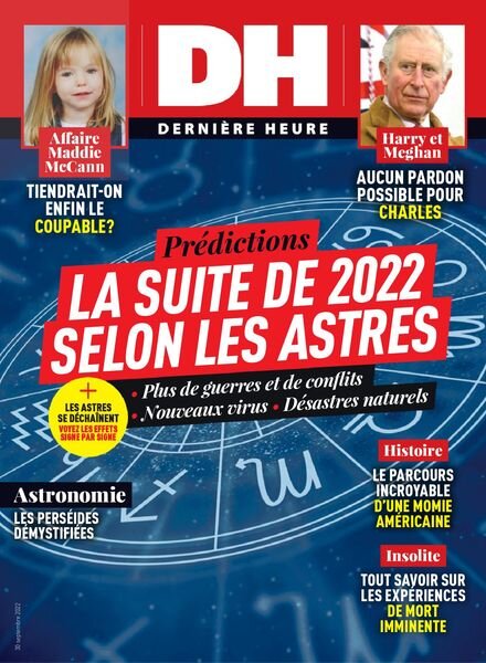 Derniere Heure – 30 septembre 2022 Cover