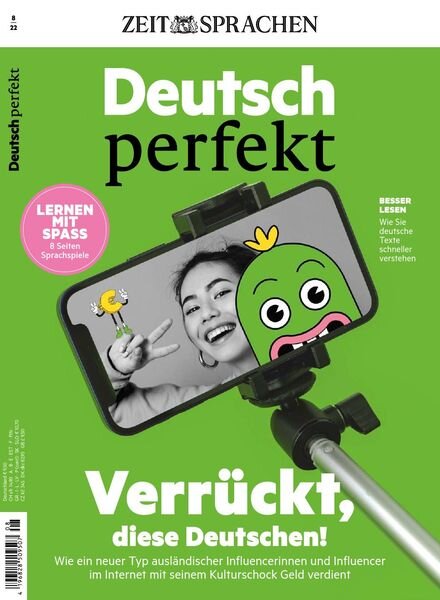 Deutsch Perfekt – August 2022 Cover