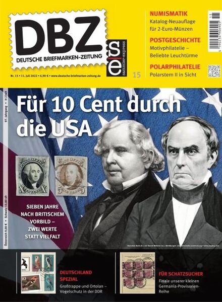Deutsche Briefmarken-Zeitung – Juli 2022 Cover