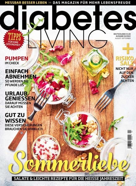 Diabetes Living Germany – August-September 2022 Cover