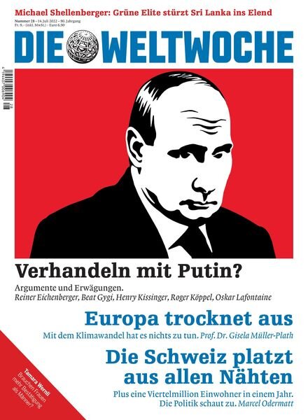 Die Weltwoche – 14 Juli 2022 Cover