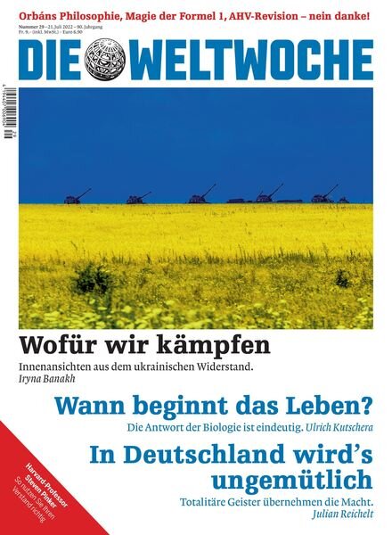 Die Weltwoche – 21 Juli 2022 Cover