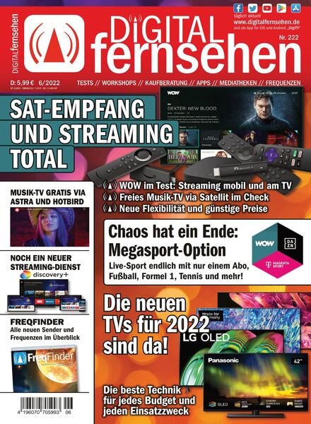 Digital Fernsehen – Juli 2022 Cover