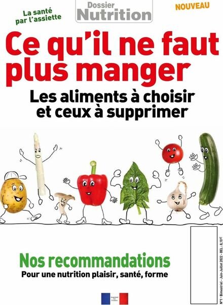 Dossier Nutrition – Juin-Juillet 2022 Cover