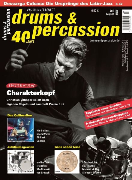 Drums & Percussion – Juli 2022 Cover