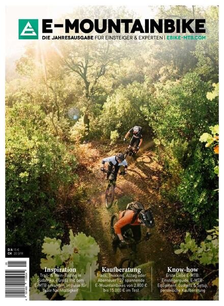 E-MOUNTAINBIKE – Juli 2022 Cover