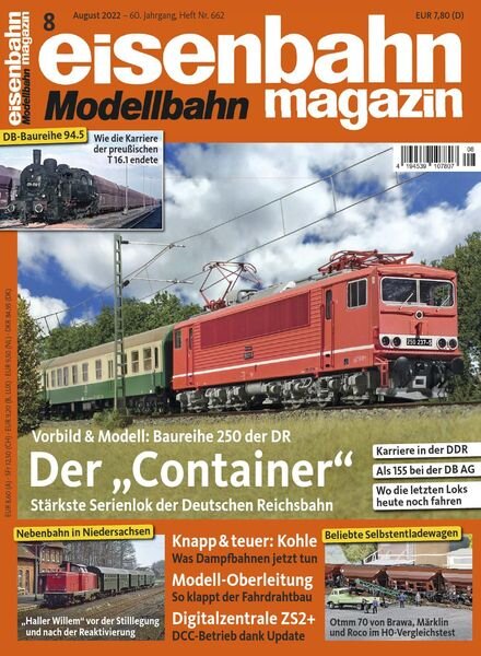 Eisenbahn Magazin – August 2022 Cover