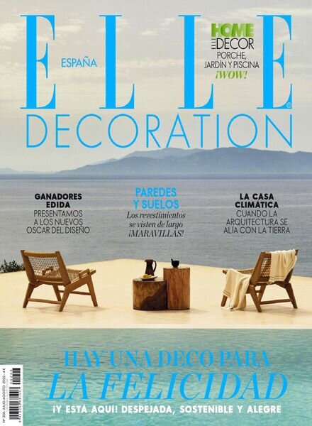 Elle Decoration Espana – julio 2022 Cover