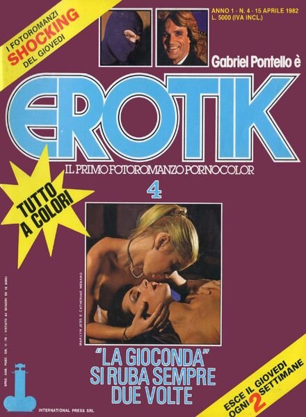 Erotik – n. 04 15 Aprile 1982 Cover