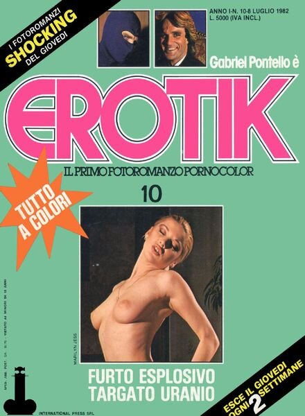Erotik – n. 10 8-7 Luglio 1982 Cover