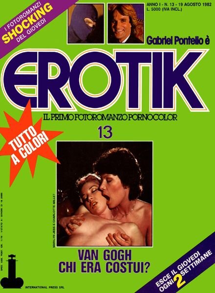 Erotik – n. 13 19 Agosto 1982 Cover