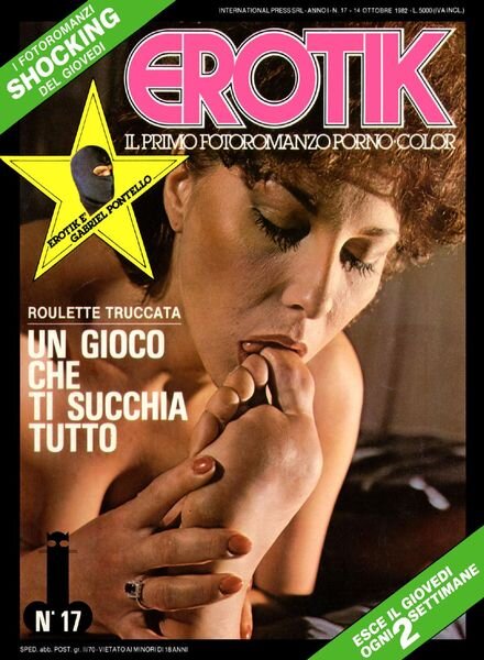 Erotik – n. 17 – 14 Ottobre 1982 Cover