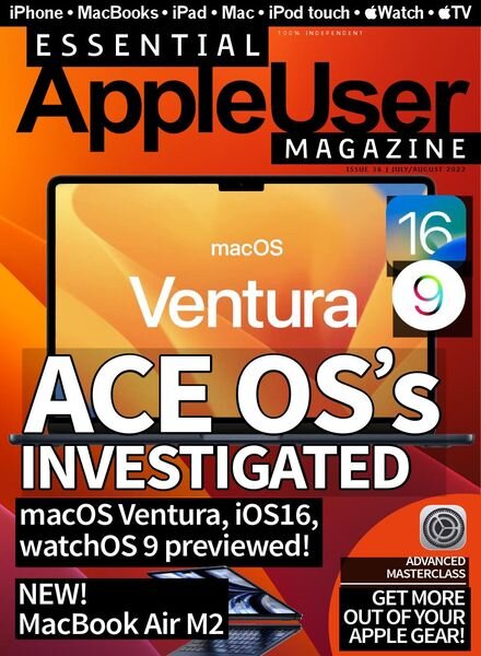 Essential AppleUser Magazine – July-August 2022 Cover