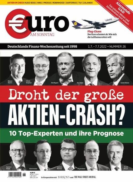 Euro am Sonntag – 01 Juli 2022 Cover