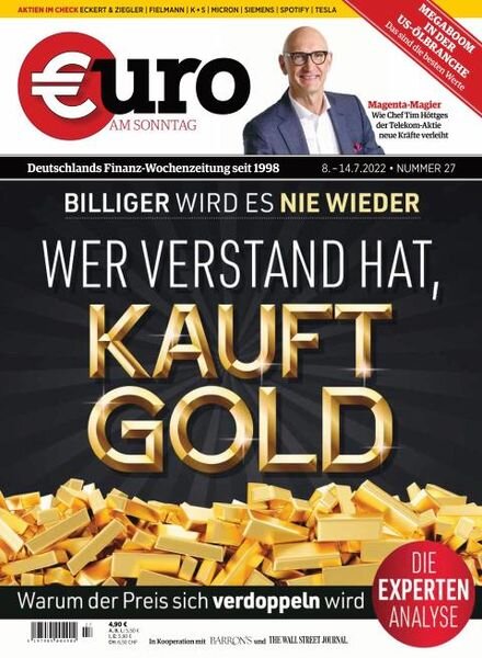 Euro am Sonntag – 08 Juli 2022 Cover