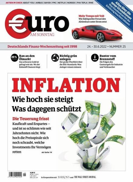 Euro am Sonntag – 24 Juni 2022 Cover