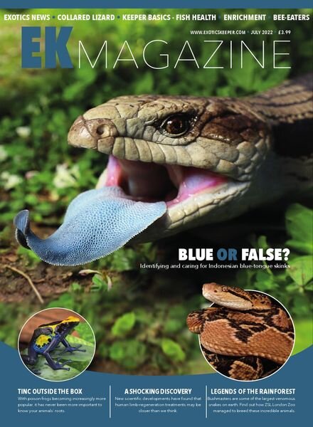 Exotics Keeper – July 2022 Cover