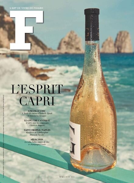 F – L’Art de vivre du Figaro N 29 – Juin 2022 Cover